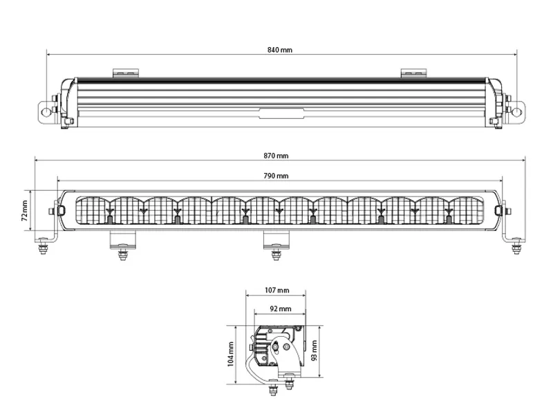 X-VISION Genesis II 800 Hybrid beam lisatuli