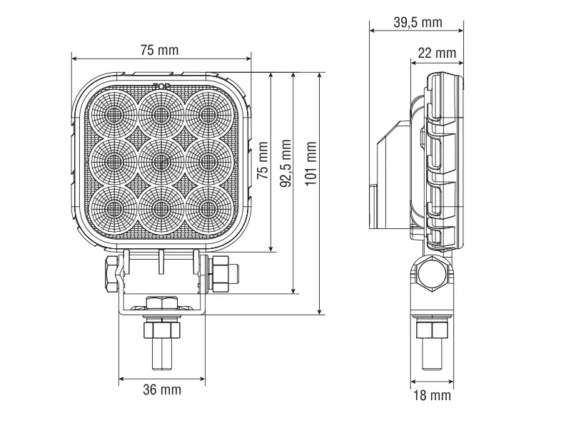 BULLBOY PROLINE LED töötuli 2000 lm 2 BULLBOY PROLINE LED töötuli 2000 lm