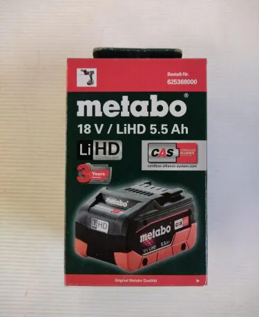 Metabo LIHD18V5.5AH AKU 18V 5.5Ah LiHD