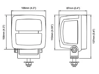 NORDIC LIGHTS LED töötuli Diffused