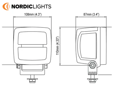 NORDIC LIGHTS SCORPIUS 400 BLUE LED töötuli