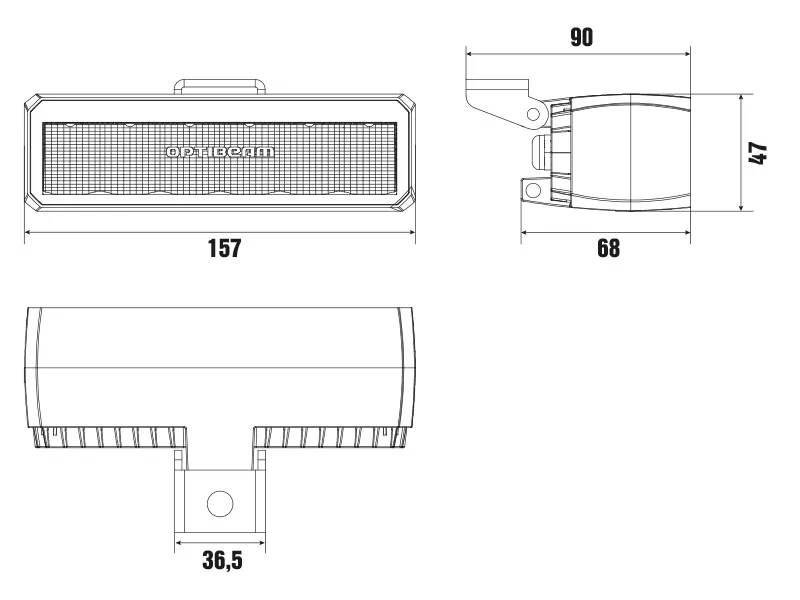 OPTIBEAM SlimX Ambient töötuli 9 OPTIBEAM SlimX Ambient töötuli