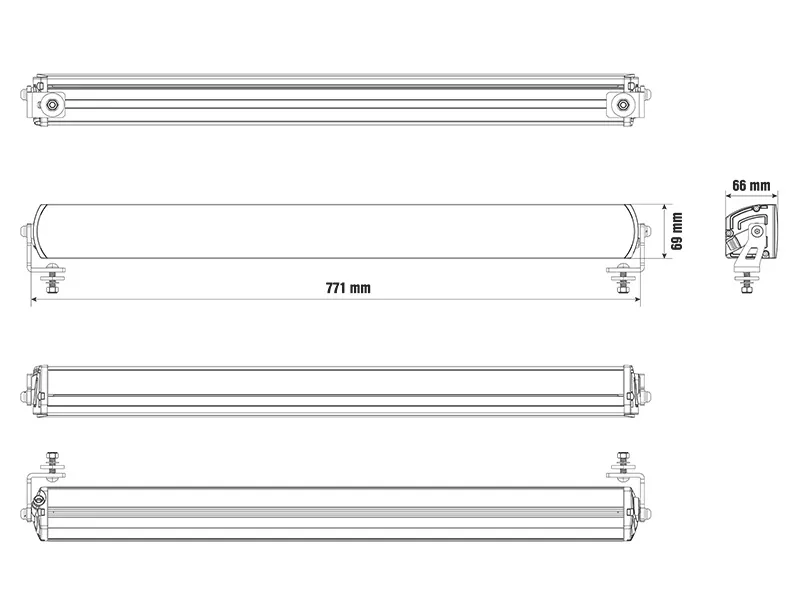 OPTIBEAM Super Captain Dual 800 Rally Edition lisatuli