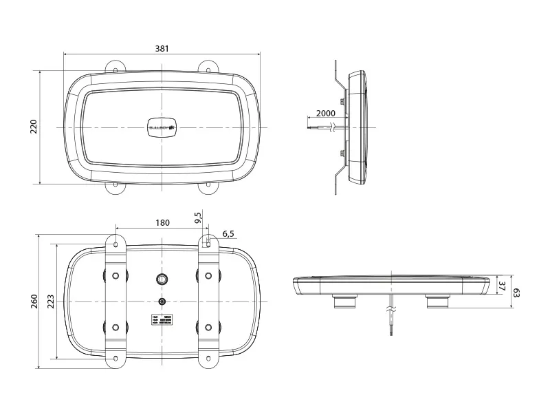 BULLBOY LED vilkurpaneel
