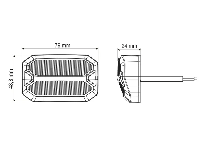 Bullboy mini worklight / reversing light / warning light BULLBOY PROLINE MINI tagurdustuli hoiatustuli