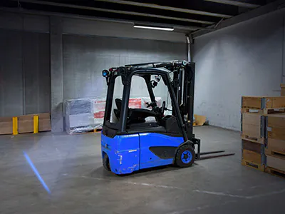 SAE sininise valgusega LED tõstuki töötuli