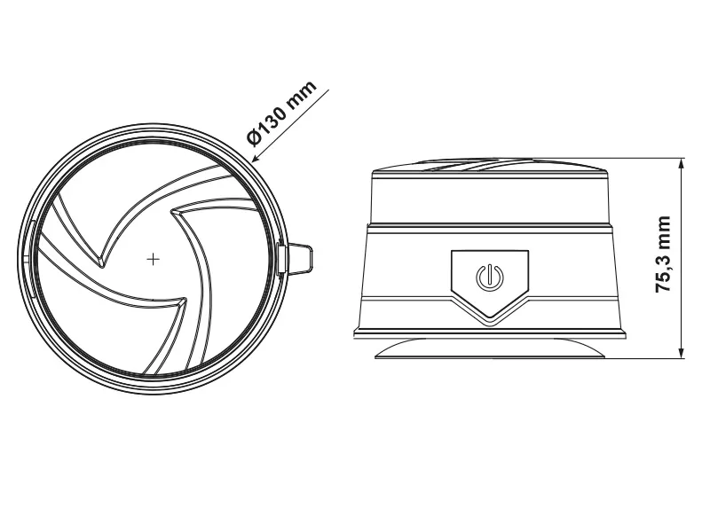 TRUCKVISION laetav LED vilkur
