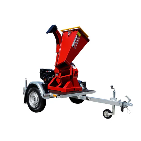 Bensiinimootoriga oksapurustaja RTS-630 koos haagisega