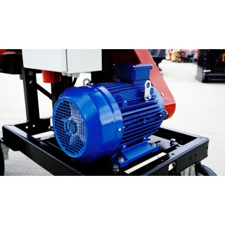 Elektrimootoriga puiduhakkur RPE-120 koos lintkonveieriga 3 m