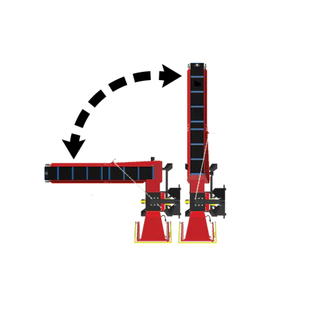 PTO-puiduhakkur R-100 koos lintkonveieriga 2.3 m