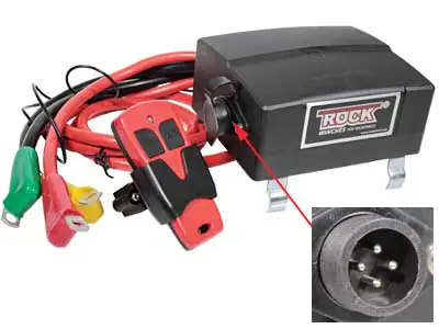 ROCK solenoid koos juhtmevaba juhtpuldiga 24V