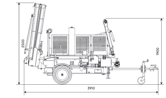 Brugger bensiinimootoriga halumasin SA48 Pro Brugger bensiinimootoriga halumasin SA48 Pro