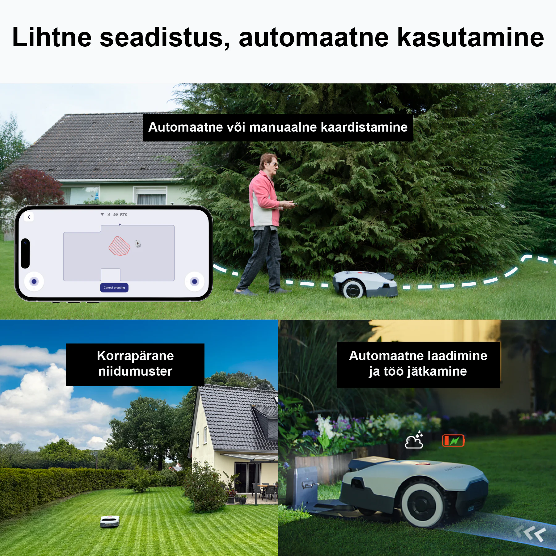 robotniiduk-apiga-uhilduv-eesti Robotniiduk ANTHBOT Genie 800 1500 m²(kaablivaba)