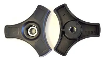 Käsimutter M6 muruniidukitele