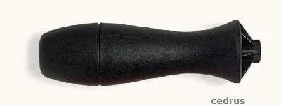 Saeketi faili käepide / must ümmargune