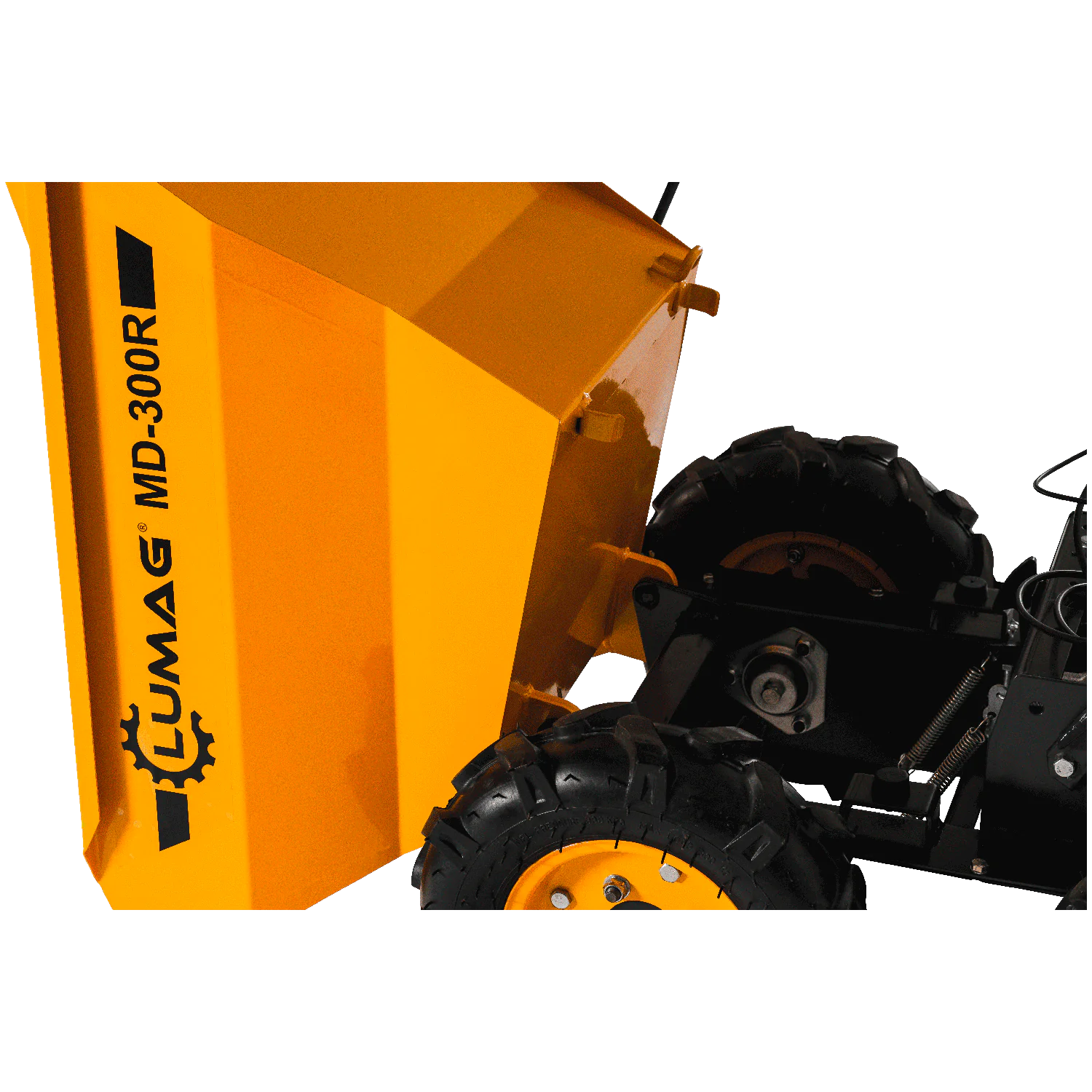 Lumag bensiinimootoriga ratastega minikallur MD-300R