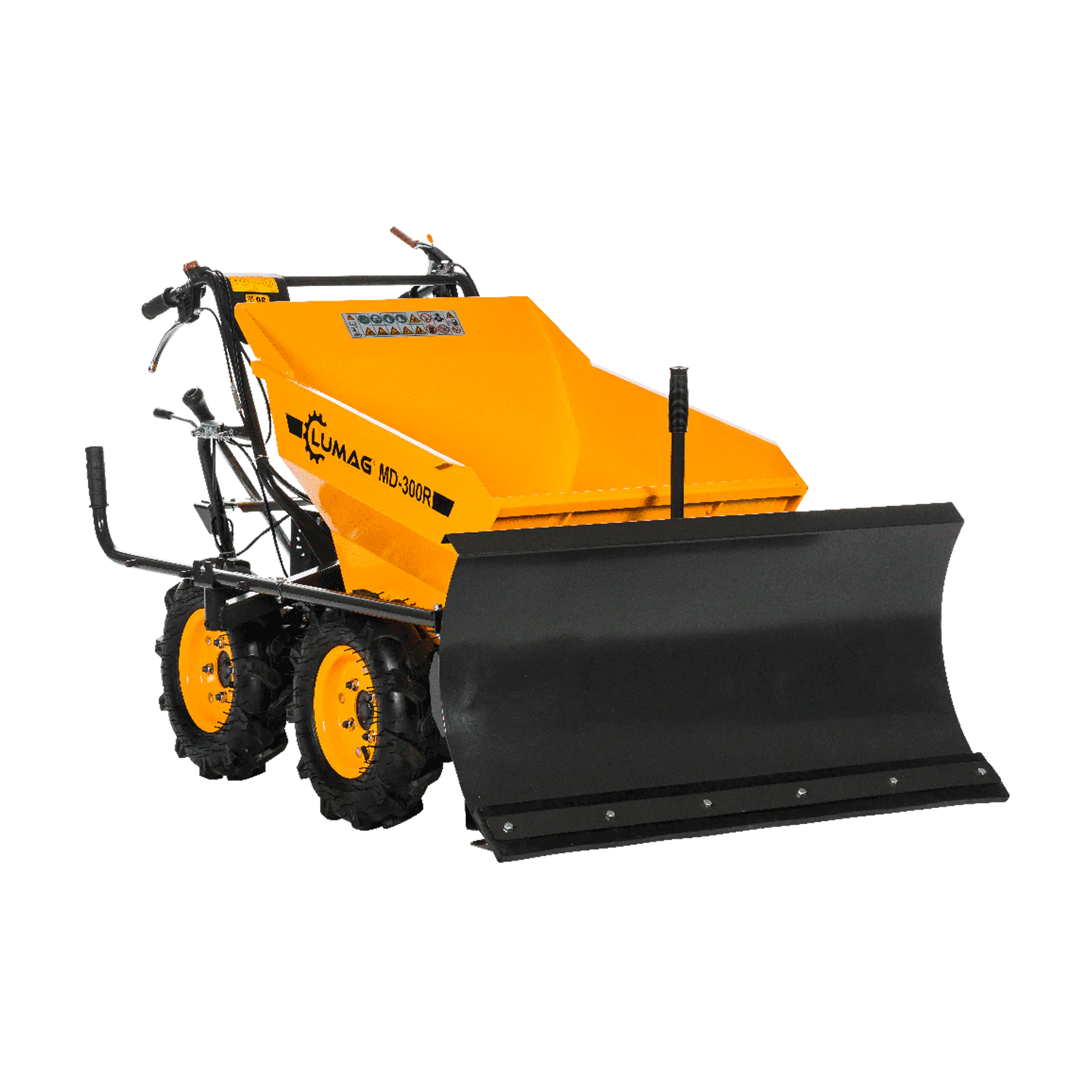 Lumag bensiinimootoriga ratastega minikallur MD-300R