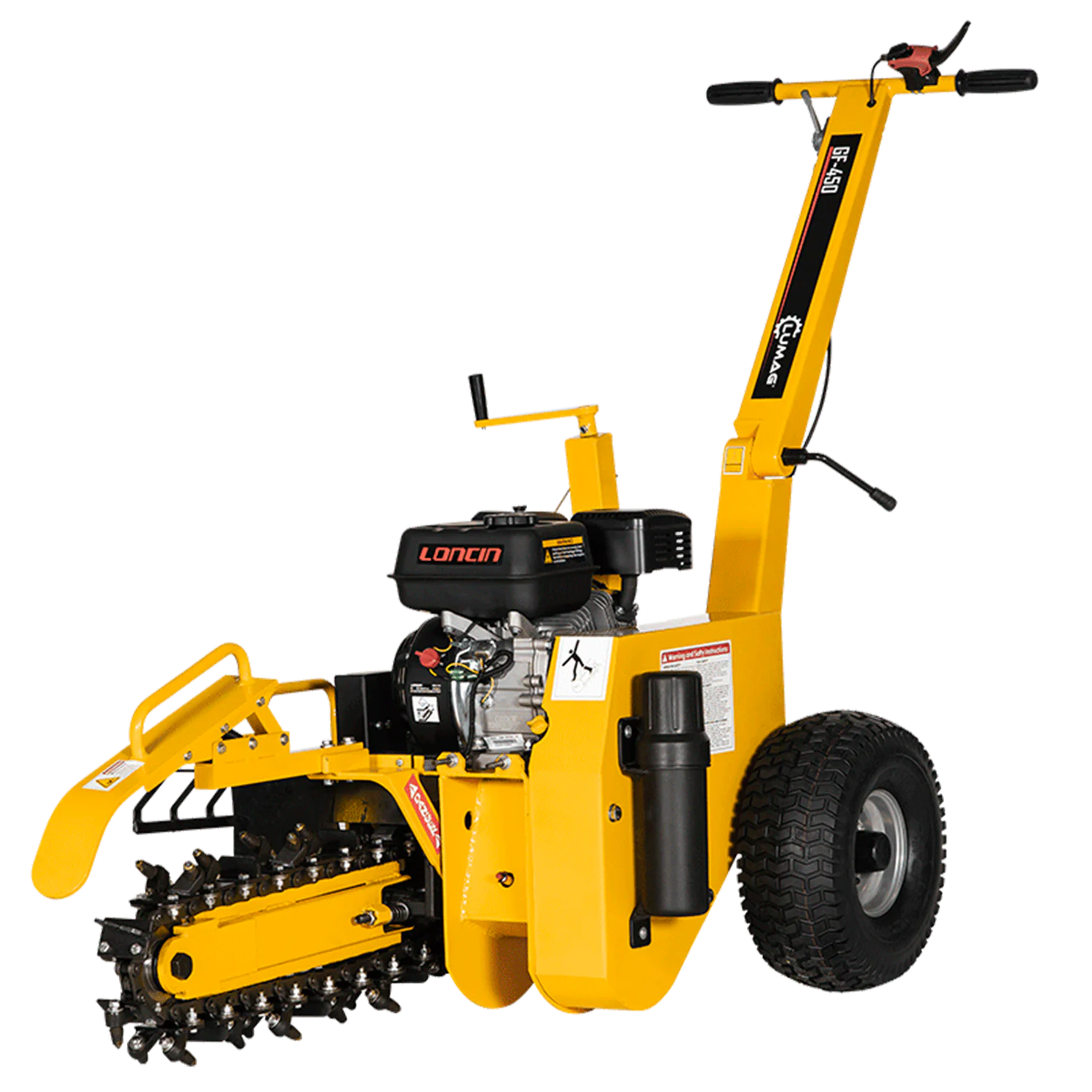 Lumag bensiinimootoriga trassifrees GF450