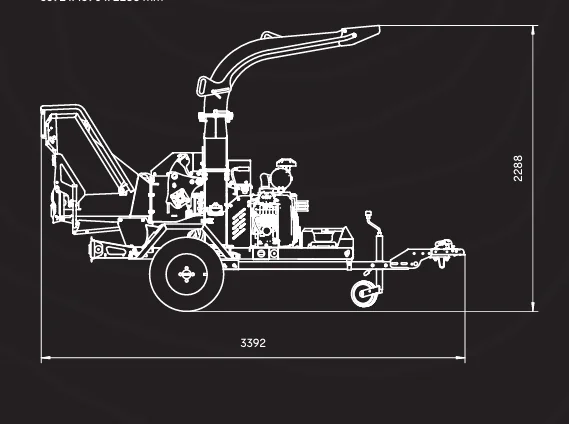 Brugger bensiinimootoriga oksapurustaja HX-16 Pro Brugger bensiinimootoriga oksapurustaja HX-16 Pro