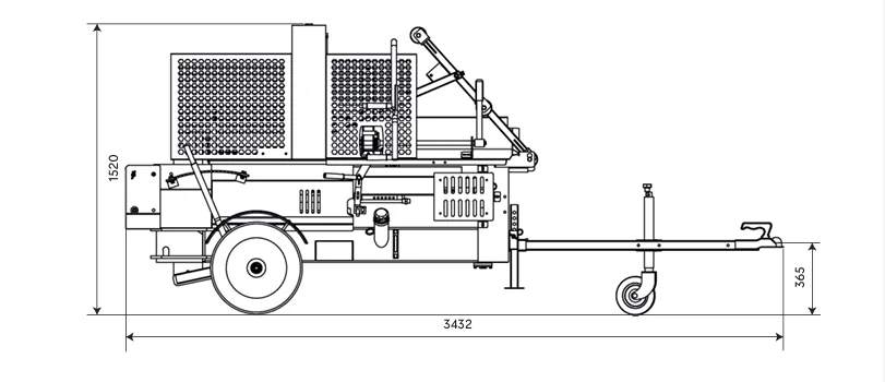 Brugger bensiinimootoriga halumasin SA38
