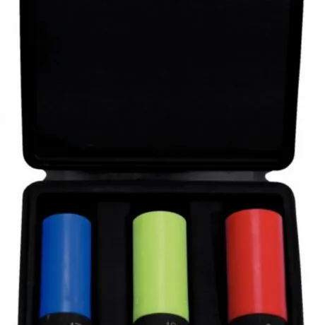 1/2" alumiiniumvelgede löökpadrunite komplekt, 3 osa, KS Tools