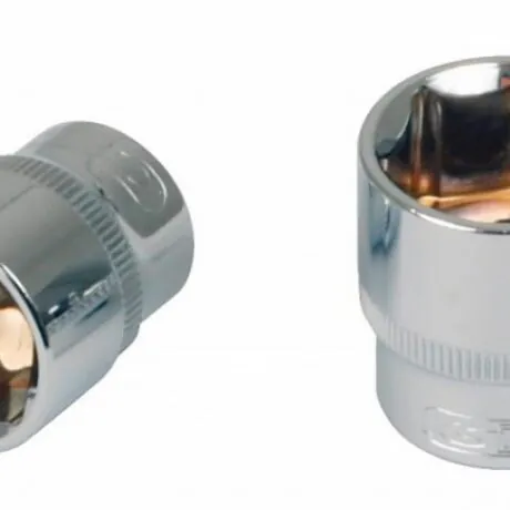 Kuuskantpadrun 1/4" CHROMEplus 13mm, KS Tools