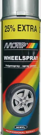 Universaalvärv/veljevärv Wheel Spray hõbe 500ml, Motip