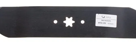 Mower blade MTD 53.0cm side discharge 6-point star