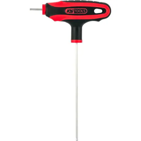 T-käepidemega sisekuuskant-kuulpea võti 4mm, KS Tools