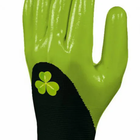 Kindad, polüester, nitriilkattega, roheline 7, Delta Plus