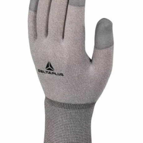 Kindad, ESD,kootud polüamiid ,  - PU sõrmeotstes 9, Delta Plus