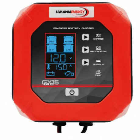 Nutikas akulaadija GX15 12/24V 15A, Lemania