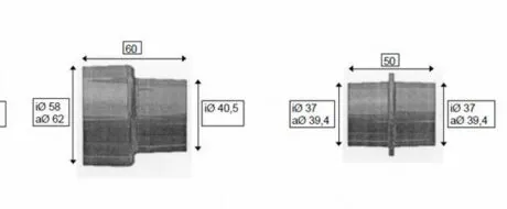 Adapteri komplekt OSM 100 / HA 1000, Scheppach