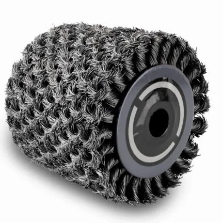 Rullhari punutud metallist harjastega MRS1300 125x100mm, Scheppach