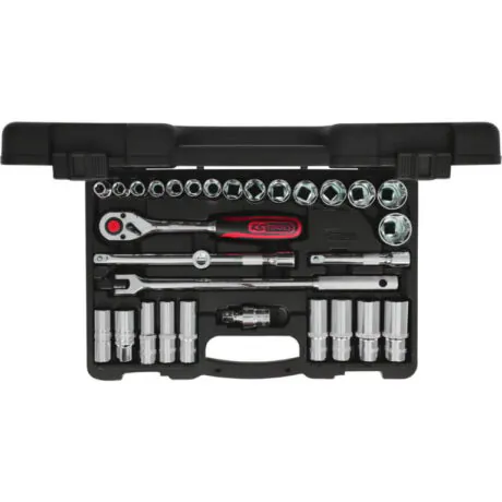 1/2" padrunvõtmete komplekt CHROME+ tollmõõdus 30pcs, KS Tools
