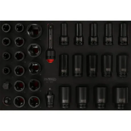 Löökpadrunite komplekt 3/4´´, 33 osa, M vahtmoodulis, KS Tools