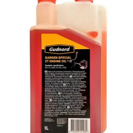 Seguõli 2-taktilisele mootorile Garden Special 2T doseeritav 1L, Gudnord