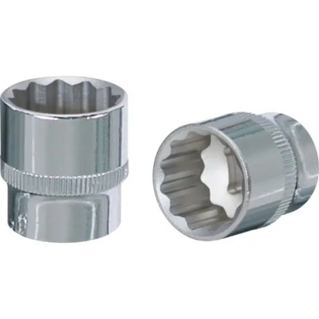 12-kant padrun 1/2" CHROMEplus,riputussildil 10mm, KS Tools