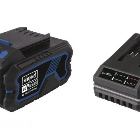 Komplekt SBSK4.0 Starterkit 2: 4,0Ah aku + 2,4A laadija, Scheppach