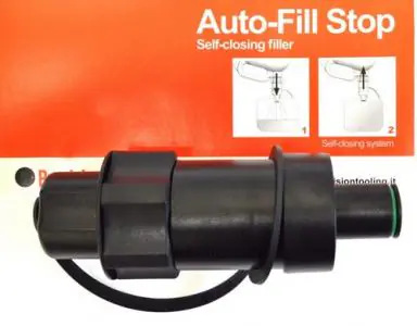 Auto-fill fuel cap for Combi Can self-closing filler