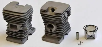 Cylinder Stihl 017 37mm pin diam. 8mm assy