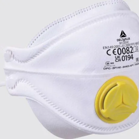 Respiraator, klapiga M1205V D, volditav, 10 tk. FFP2, Delta Plus