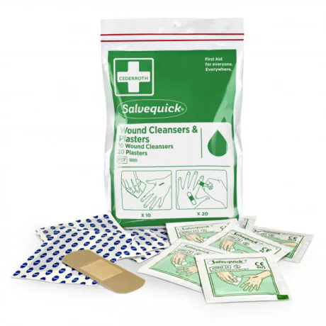 Haavapuhastuskomplekt plaastritega, Cederroth