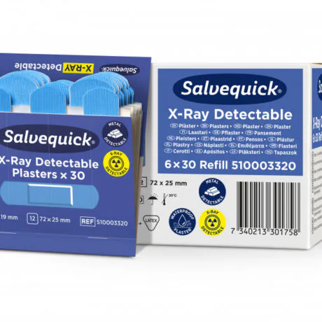 Plaastri täitepakend plaastriautomaati, x-ray sinine, pakk, Cederroth