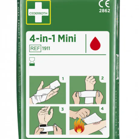 Sidemepakend 4-in-1 Mini, steriilne 6cm x 3m, Cederroth