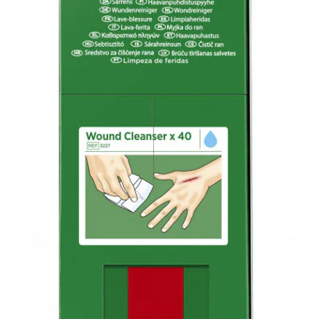 Haavapuhastuslapid, täitepakk, (0,9% NaCl), 40 tk, Cederroth