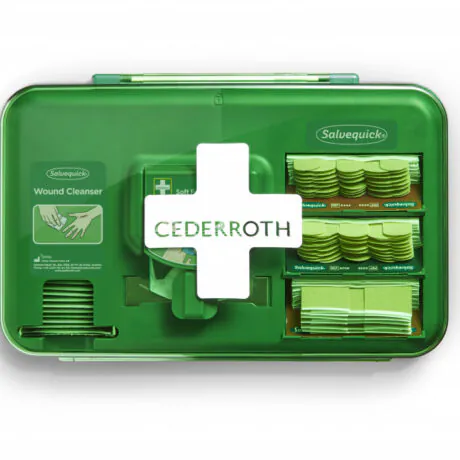 Haavahoolduskomplekt, seinale kinnitatav, Cederroth