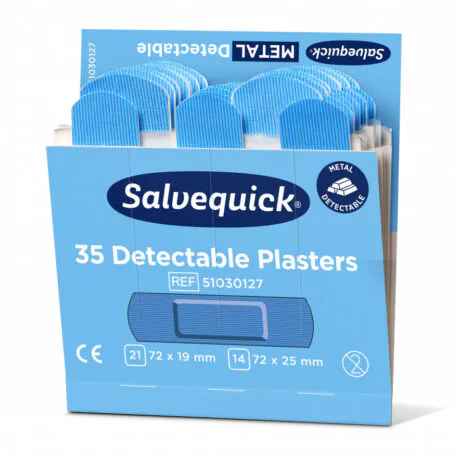 Plaastri täitepakend plaastriautomaati, sinine, 35 tk, Cederroth