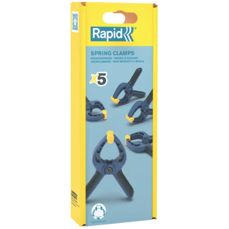 Vedruklamber mini,  komplektis 5 tk, Rapid