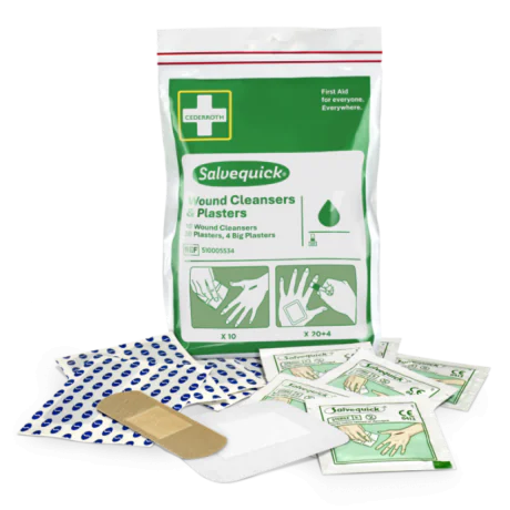 Haavapuhastuskomplekt plaastritega, Cederroth